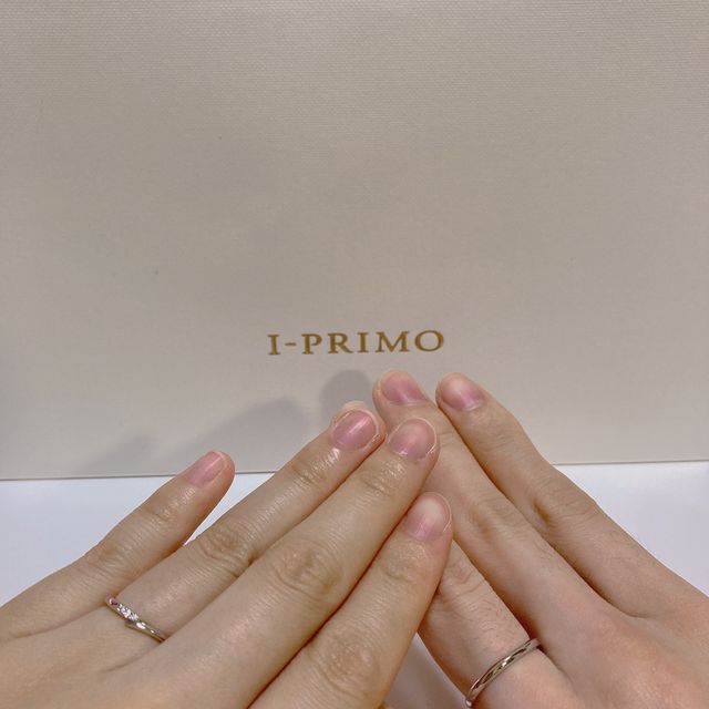【アイプリモ(I-PRIMO)の口コミ】 デザインが好きで着け心地がよかったからです。定員にいろんな指輪を見せ…
