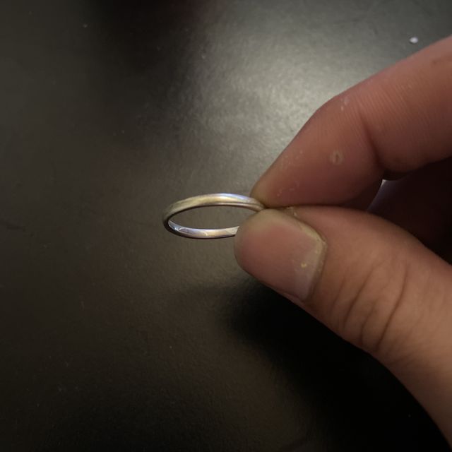 【4℃ BRIDAL(ヨンドシーブライダル)の口コミ】 とにかくシンプルな指輪で刻印がしっかり彫れる指輪を選びました。試着さ…