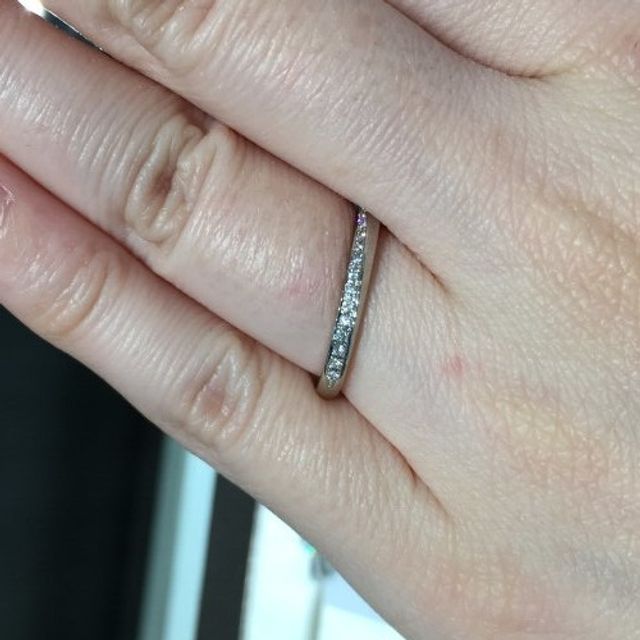 【アイプリモ(I-PRIMO)の口コミ】 シンプルなデザインでメレダイヤが入ったものを中心に探しており、色々と…