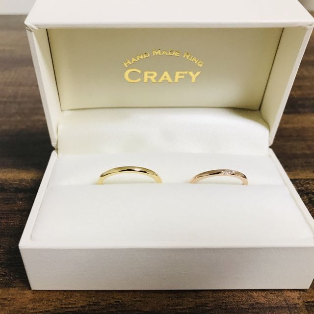 【CRAFY(クラフィ)の口コミ】 お店を決め手は、事前に指輪作成のお店をネット検索して、こちらのお店が1…