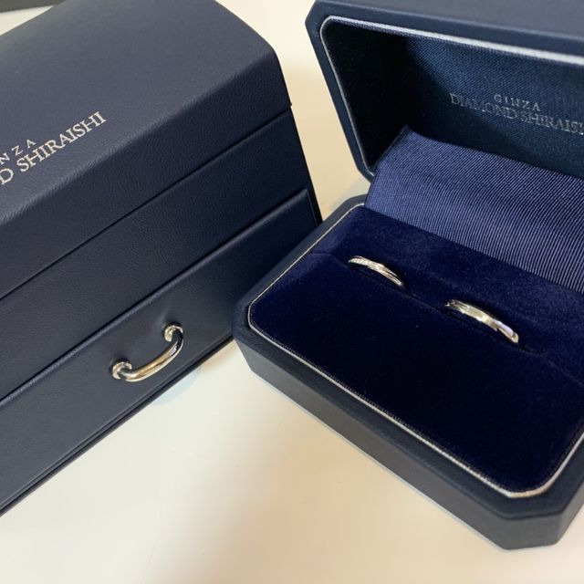 【銀座ダイヤモンドシライシの口コミ】 普段使いしやすい、ダイヤが大きすぎず埋め込みタイプのもの、ウェーブよ…