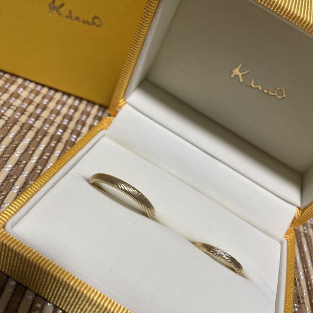 【ケイウノ ブライダル(K.UNO BRIDAL)の口コミ】 欲しい指輪のイメージをお伝えすると、その場でスケッチしていただけます…