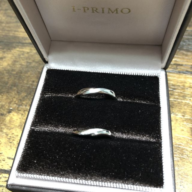【アイプリモ(I-PRIMO)の口コミ】 デザインは何個も試着しましたが最初にいいなと思っていたものになりまし…