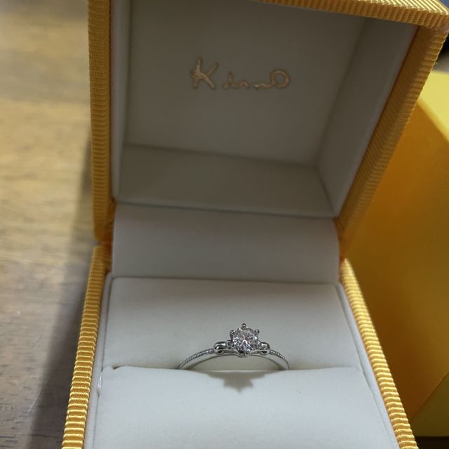 【ケイウノ ブライダル(K.UNO BRIDAL)の口コミ】 母の婚約指輪指輪をリメイクしたくお店を探しており、ケイウノさんを見つ…
