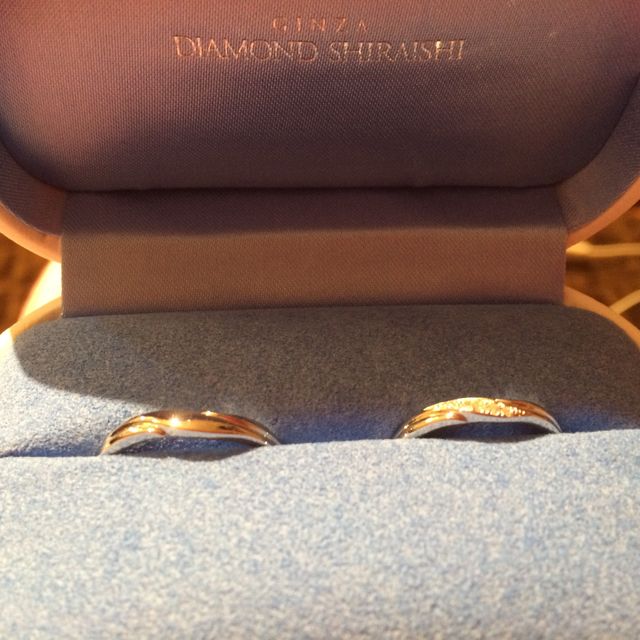 【銀座ダイヤモンドシライシの口コミ】 しっかりした作りで、なおかつ女性はダイヤが入っていてエレガント、男性…