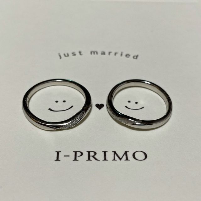 【アイプリモ(I-PRIMO)の口コミ】 一般的な丸いリングより、波打った形状の物の方がおしゃれで他の人ともデ…
