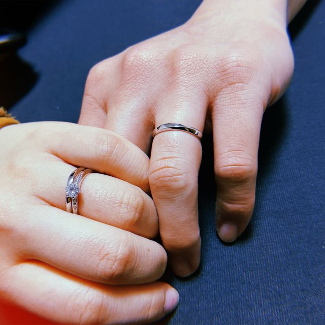 【宝寿堂(ほうじゅどう)の口コミ】 ダイヤモンドは持ち込みでリフォームをしてもらいました。婚約指輪と結婚…