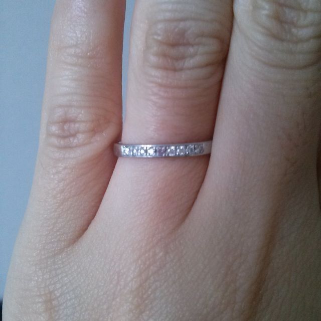 【Ginza Rim(銀座リム)の口コミ】 ピンクダイヤモンドのかわいさに惹かれてしまい、他の指輪が全く目に入ら…