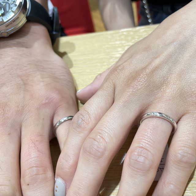 【TRECENTI(トレセンテ)の口コミ】 つけ心地が良くて、普段使いしたい！！！シンプルなのがいい！！！お互い…