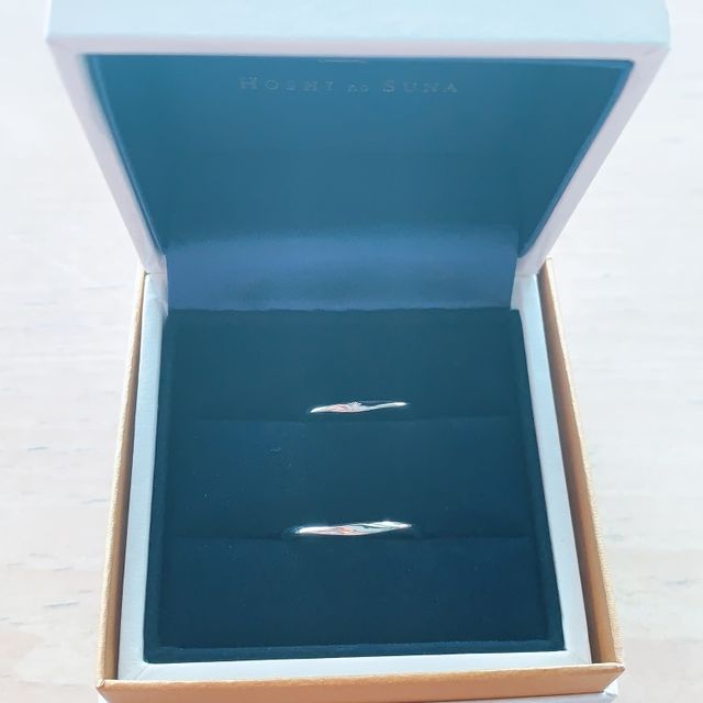 【HOSHI no SUNA 星の砂(ほしのすな)の口コミ】 なるべく細い指輪を探していて、何軒か見に行った中で一番気に入った指輪…