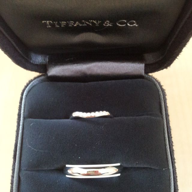 【ティファニー(Tiffany & Co.)の口コミ】 結婚指輪は毎日つけるものなので、ゴツゴツしていないことや着け心地がい…
