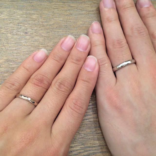【SIENAROSE(シエナロゼ)の口コミ】 結婚指輪といえばプラチナ。でも私は日頃ゴールド系のアクセサリーをする…