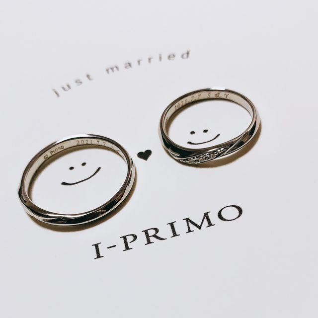 【アイプリモ(I-PRIMO)の口コミ】 指輪のデザインが派手すぎずシャープなところが気に入りました！着け心地…