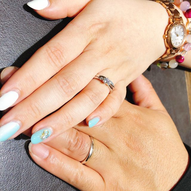 【TRECENTI(トレセンテ)の口コミ】 事前に何店舗か見に行きましたが、サイズを測りがてら試着させてもらった…