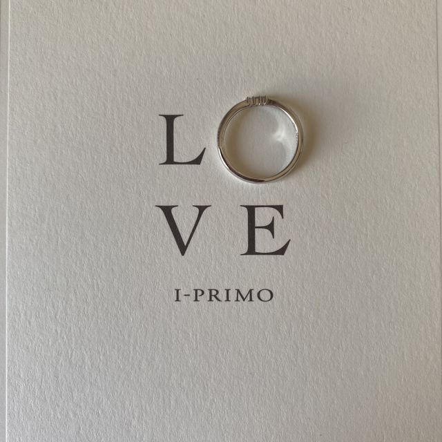 【アイプリモ(I-PRIMO)の口コミ】 今回、結婚指輪として売られている指輪を婚約指輪として購入してもらいま…