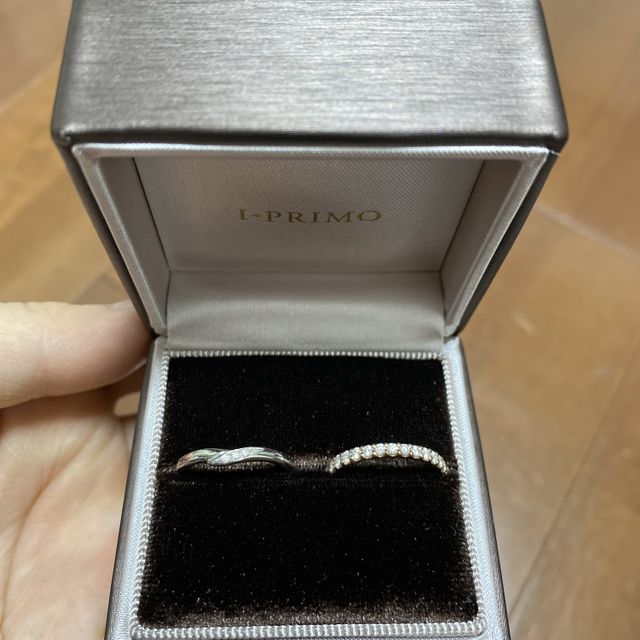 【アイプリモ(I-PRIMO)の口コミ】 指が長く見えるとの、リングが細いものが好みだったので、その希望を伝え…