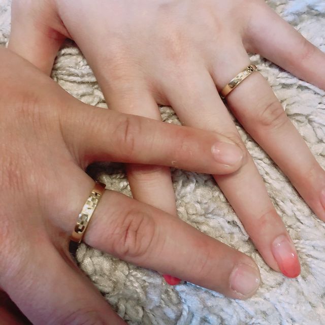 【CRAFY(クラフィ)の口コミ】 こちらの持ち込みデザインをうまく反映してくれ、
外側のミンサー柄及び内…