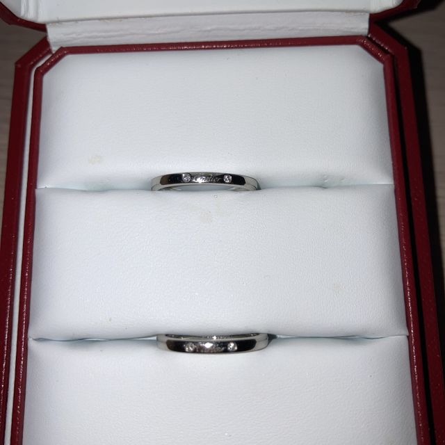 【カルティエ(Cartier)の口コミ】 　長く飽きずに使えるよう、１つの指輪で２通り楽しめるデザインの指輪を…