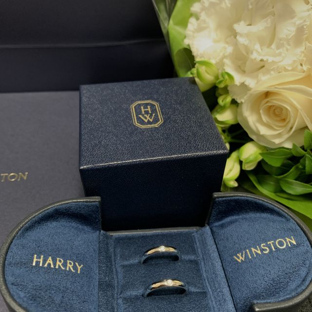 【ハリー・ウィンストン(Harry Winston)の口コミ】 ハリーウィンストンがどうしてもほしくて、結婚指輪は一択はこちらで一択…