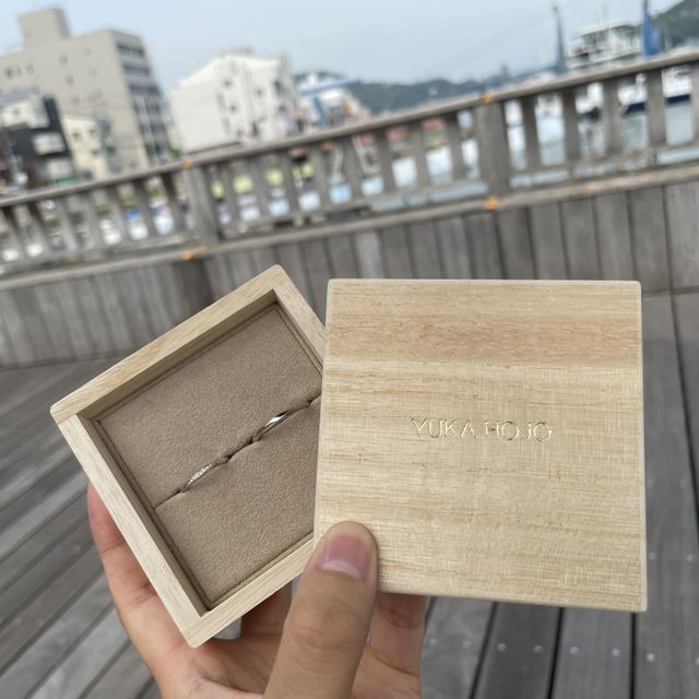 【YUKA HOJO(ユカホウジョウ)の口コミ】 指輪の細さ、光沢、デザインが私のドンピシャだったので！

ヴァニラ広島…