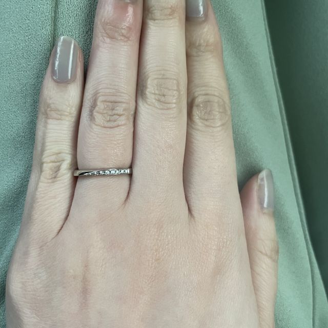 【WAKO BRIDALの口コミ】 エンゲージリングは、お母様より頂いたものをリメイクしたかったので老舗…