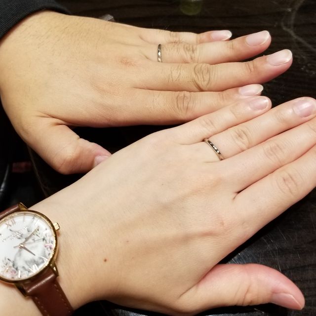 【ケイウノ ブライダル(K.UNO BRIDAL)の口コミ】 2人で相談して決めたデザインができたので。細かなアドバイスはデザイナー…