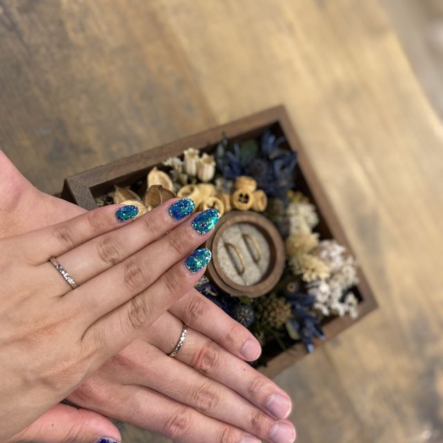 【鎌倉彫金工房の口コミ】 思い出に残るように2人で作ろうと決めて今回作りに行きました！
大変な作…