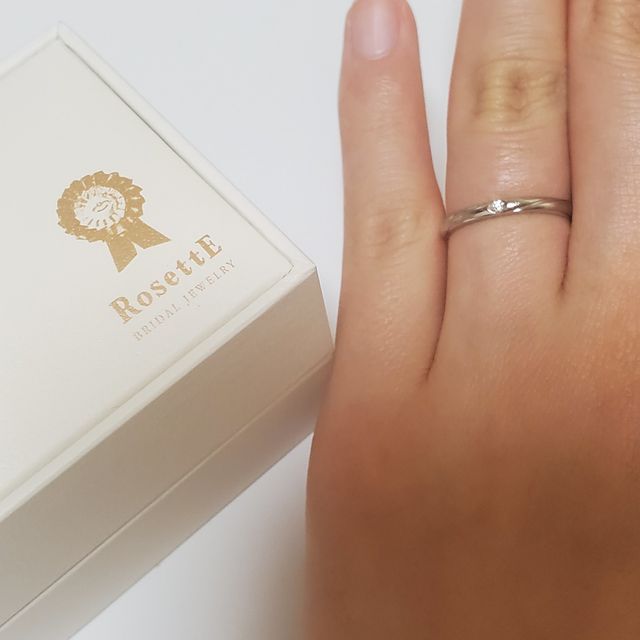 【RosettE(ロゼット)の口コミ】 予算くらいで、デザインとても悩みましたがこれにして正解でした！とって…