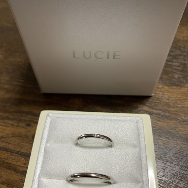 【LUCIE(ルシエ)の口コミ】 色々見ていて、決める事が出来なく、絶対にプラチナでサビないのが条件で…