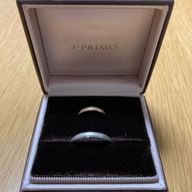 【アイプリモ(I-PRIMO)の口コミ】 指輪のデザインが一番の決め手です。マット加工となっており、他にはない…