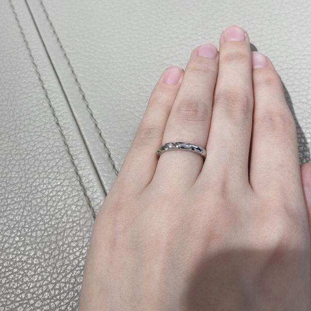 【ショーメ(CHAUMET)の口コミ】 日常的につけたいのでダイヤがあまりたくさん入ったリングは避けたく、で…
