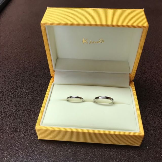 【ケイウノ ブライダル(K.UNO BRIDAL)の口コミ】 結婚指輪は手作りしたいと初めから決めていました。また、ずっと着用して…
