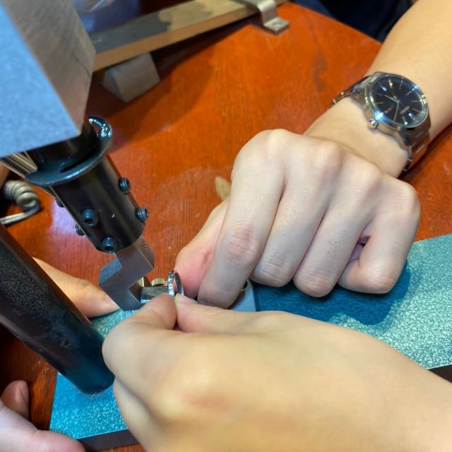 【ケイウノ ブライダル(K.UNO BRIDAL)の口コミ】 結婚指輪は手作りしたいと初めから決めていました。また、ずっと着用して…