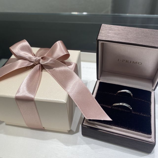 【アイプリモ(I-PRIMO)の口コミ】 たくさんの種類の指輪を試着させていただきましたが、彼も私も普段あまり…