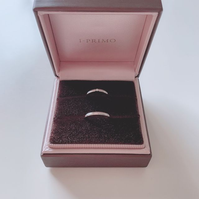 【アイプリモ(I-PRIMO)の口コミ】 デザインや色の種類がたくさんありましたが、結婚指輪なので、シルバーで…