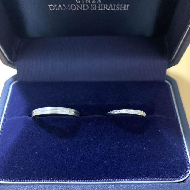 【銀座ダイヤモンドシライシの口コミ】 太過ぎず細過ぎず、派手なものでもなくシンプル過ぎるものでもない指輪を…