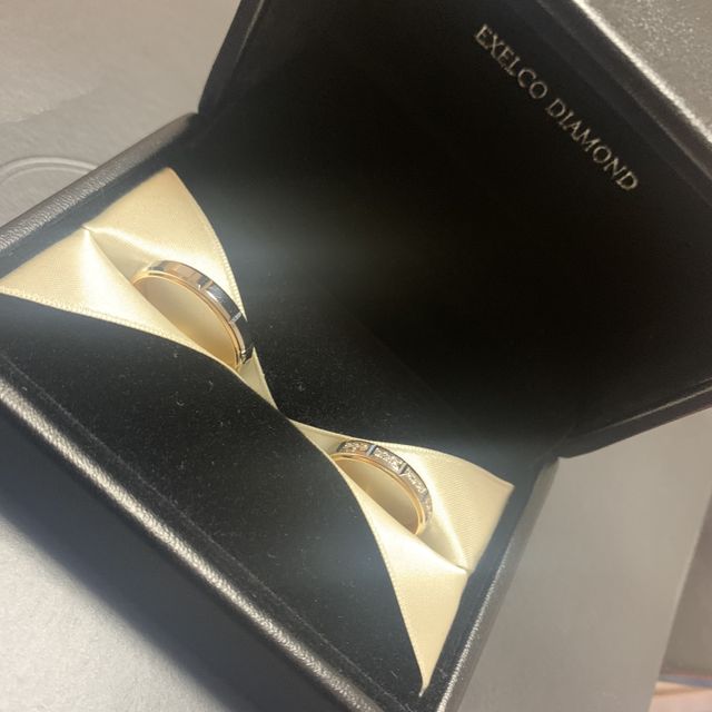 【エクセルコダイヤモンド(EXELCO DIAMOND)の口コミ】 カットラインが入っていてパンフレット見た時から夫とこれがいい！って、…