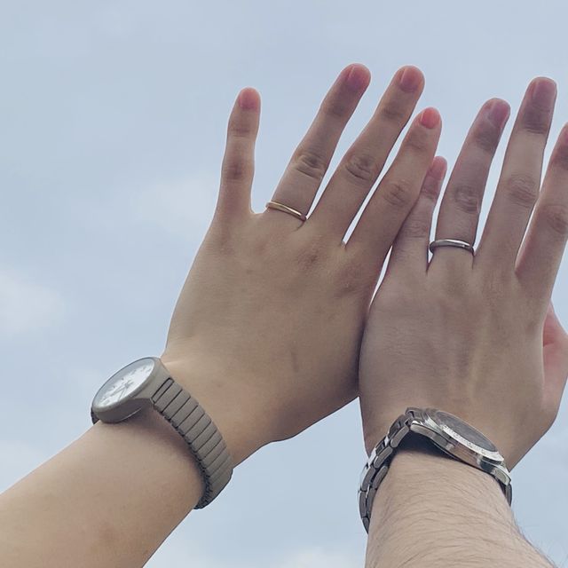 【CRAFY(クラフィ)の口コミ】 他にないデザイン。
2人ともシンプルなデザインが好きなので、
周りはマッ…