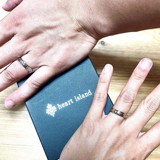 【HEART ISLAND(ハートアイランド)の口コミ】 大きくて存在感があるものがよく、他のカップルとは被らないデザインを探…