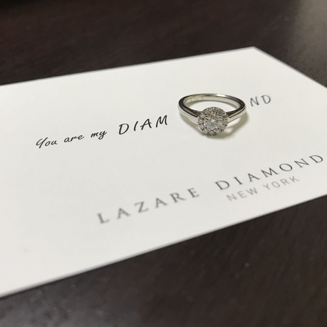【ラザール ダイヤモンド(LAZARE DIAMOND)の口コミ】 ネットで見たデザインがどんぴしゃだったことに加えて、ヘイローでも細い…