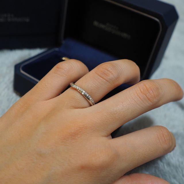 【銀座ダイヤモンドシライシの口コミ】 この指輪は断然つけ心地です！！！！つけた瞬間に他の指輪と違うとなりま…