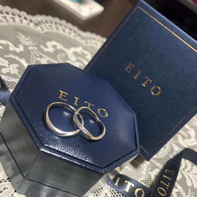 【EITO(エイト)の口コミ】 ビジュピコさんで数多くある結婚指輪を、店員さんがどのようなテイストで…