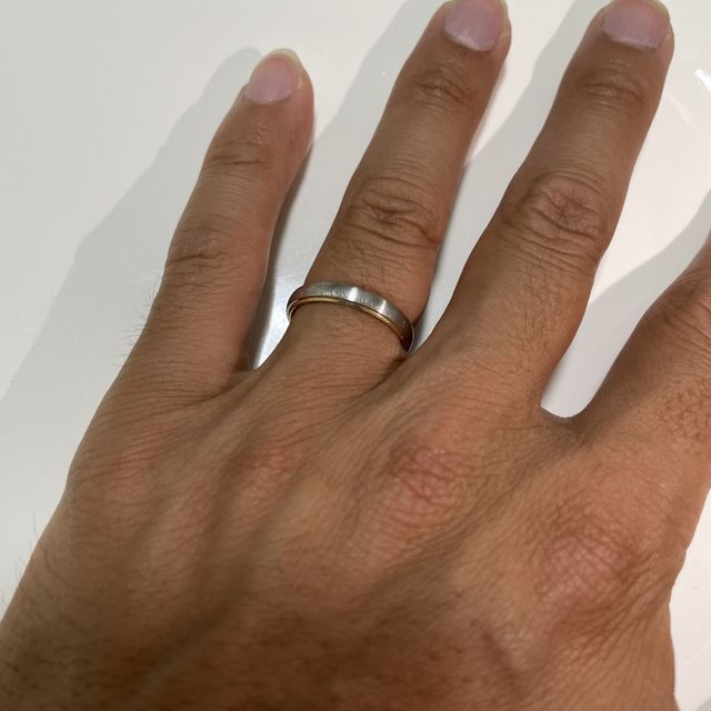 【エクセルコダイヤモンド(EXELCO DIAMOND)の口コミ】 彼女がファッションリングとも組み合わせたいとの要望で、コンビネーショ…