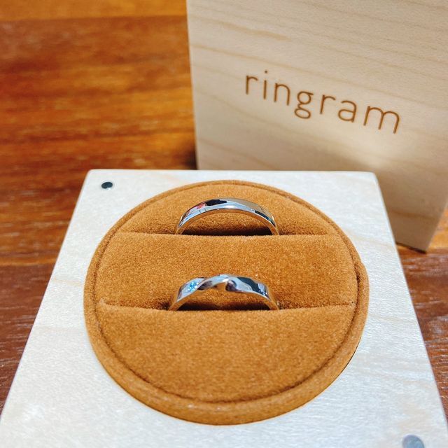 【ringram(リングラム)の口コミ】 一生物なので自分達の手で愛着の湧くものを作りたかったので細かく決めら…