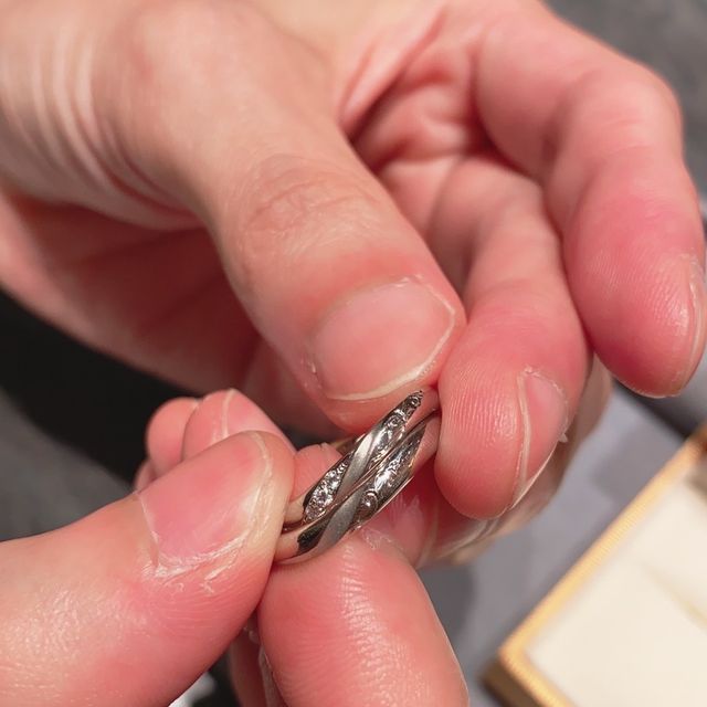 【ケイウノ ブライダル(K.UNO BRIDAL)の口コミ】 DIYで世界に一つしかない指輪を作れるところが魅力的だと思ったからです。…