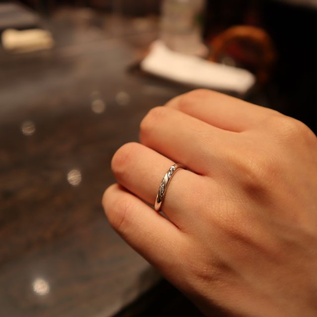 【ケイウノ ブライダル(K.UNO BRIDAL)の口コミ】 DIYで世界に一つしかない指輪を作れるところが魅力的だと思ったからです。…