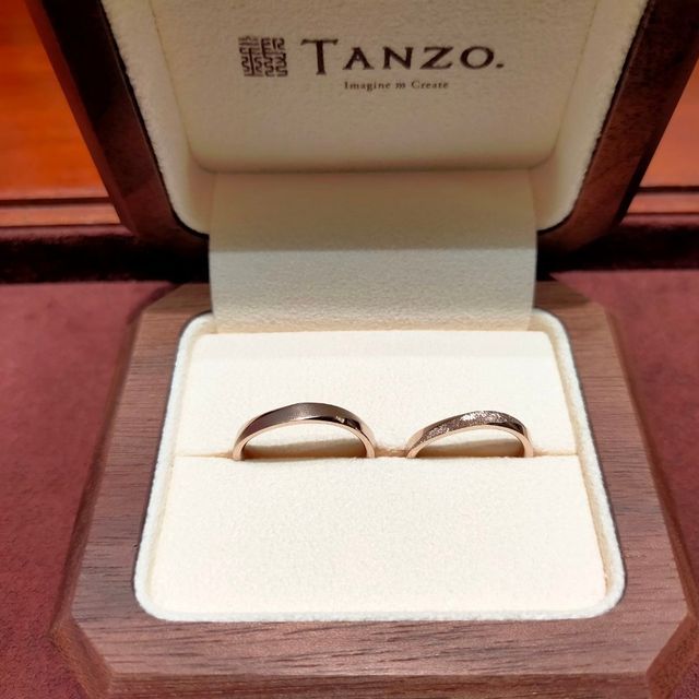 【TANZO.(鍛造指輪)の口コミ】 既製品ではなくオーダーメイドで作れる点、鍛造製法で長く使っても頑丈な…