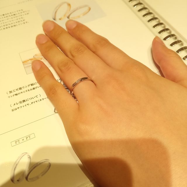 【銀座ダイヤモンドシライシの口コミ】 価格帯も予算内で、アフターサービスもしっかりしており、デザインも二人…