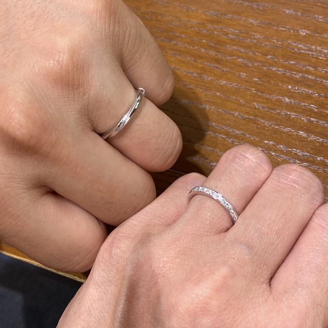【TRECENTI(トレセンテ)の口コミ】 全体的にデザインも豊富で、ウェーブのリングだけでも色々デザインがあり…