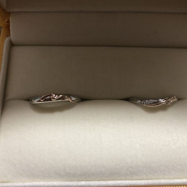 【ケイウノ ブライダル(K.UNO BRIDAL)の口コミ】 オーダーデザインが私たちの希望の要望を含んだデザインになっていたため…